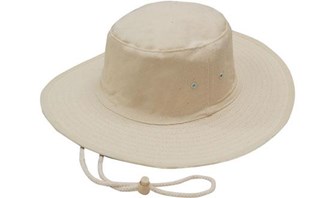 CANVAS WIDE BRIM SUN HAT 