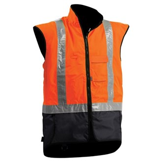 STAMINA VEST WATERPROOF & WARM, REFLECTIVE TAPE