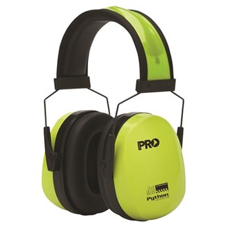 PYTHON EAR MUFFS SLIMLINE, HI VIS, -CLASS 5