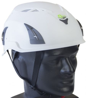 INDUSTRIAL HARD HAT VENTED QTECH - RUBBER CRADLE LINER TO ABSORB SHOCK
