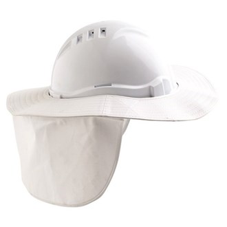 BRIM & FLAP FOR HARD HATS, SUN PROTECTION