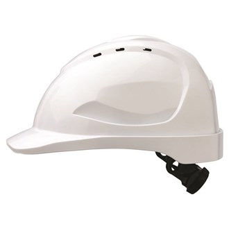 VENTED PRO HARD HAT | RATCHET ADJUST, 9 VENTS, FULLY CERTIFIED, ABS MATERIAL, MANY COLOURS