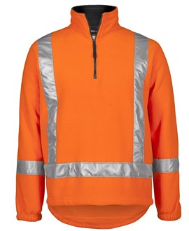 VISPRO HI VIS POLAR FLEECE - TTMC Compliant, Day/Night , Reflective Tape