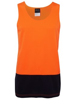 TRADITIONAL HI VIS SINGLET - Polyester | Moisture Wicking Fabric |