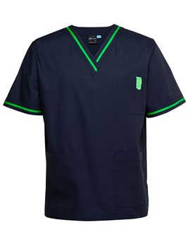 UNISEX CONTRAST SCRUBS TOP - JBSWEAR