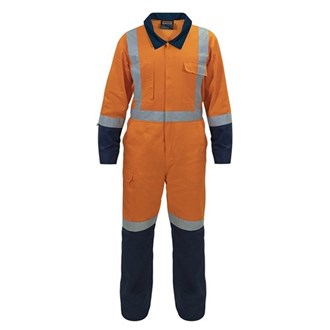 HI VIS OVERALLS - TTMC-W17, DAY/NIGHT, LIGHTWEIGHT, COTTON