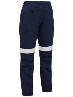 BISLEY WOMENS TAPED INDUSTRIAL LIGHTWEIGHT CARGO PANTS