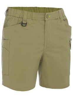 STRETCH CARGO BISLEY WORK SHORTS - Cotton | Elastic Waist | Comfort Movement Shorts