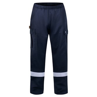 ARCGUARD TAPED 8.8CAL WORK PANTS, Elastic Waist,Lightweight, Arc Rates, Fire Retardant and Antistatic,