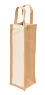 ECO JUTE WINE CARRIER -SINGLE