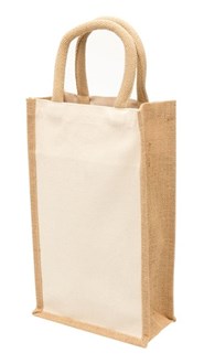 ECO JUTE WINE CARRIER -DOUBLE