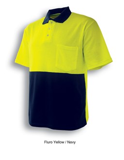 HI VIS POLO POLYCOTTON, Bocini, Short Sleeve