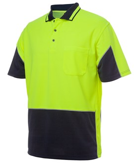 HI VIS GAP POLO SHIRT BODY - Dust Band & Arm Panel | Day Use | Short Sleeve