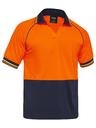 BISLEY TWO TONE HI VIS POLO - Short Sleeve, 