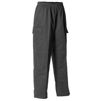 COTTON/POLY CARGO PANTS | ELASTICATED WAIST | SIDE & CARGO POCKETS | COMFY & HARDWEARING