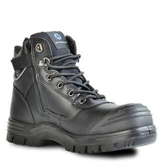 BT ATLAS SAFETY BOOT, STEEL TOE & MIDSOLE, ZIP SIDE, 