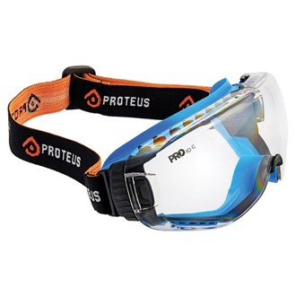 SAFETY GOOGLES PROTEUS G1  -Anti Fog | Vented | Pano Vision  | Over Spec Option