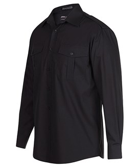 EPAULETTE MANAGERS WORK SHIRT, LONG SLEEVE