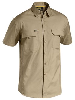 AIRFLOW SHORT SLEEVE WORKSHIRT - Cotton Ripstop Fabric, Mid Weight, 4 Colour Options