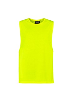 SYZMIK MENS HI VIS SLEEVELESS TEE