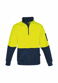 HI-VIS SWEATSHIRT - Unisex | Half-Zip | Polyester