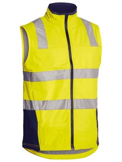 HI-VIS SOFT SHELL VEST - Bisley | Day/Night 