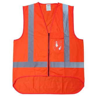 SLEEVELESS SAFETY VEST - TTMC , DAY/NIGHT