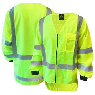 LONG SLEEVE, TAPED YELLOW VESTS