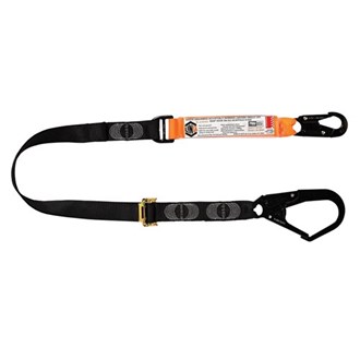 LANYARD SINGLE SHOCK ABSORBING 2M ADJUSTABLE