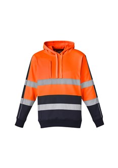 SZ HI VIS STRETCH REFLECTIVE TAPE HOODIE